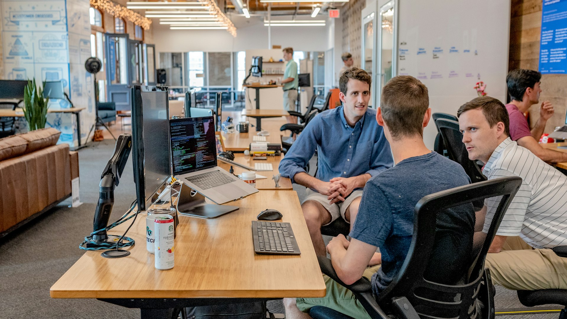 Professioneel bedrijfsteam in vergadering